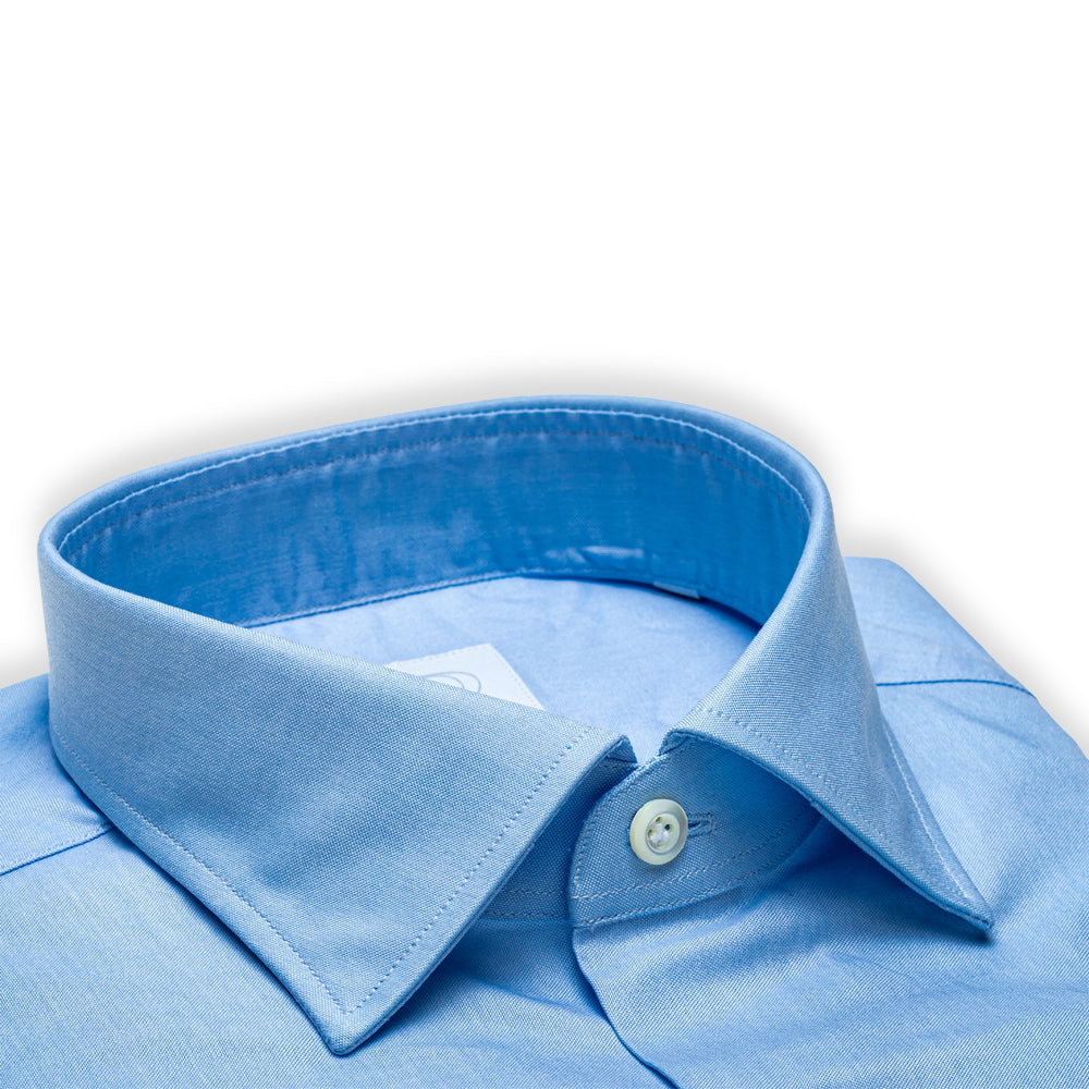 Classic Cotton Blue Shirt For Men Online - Jose Real Shoes