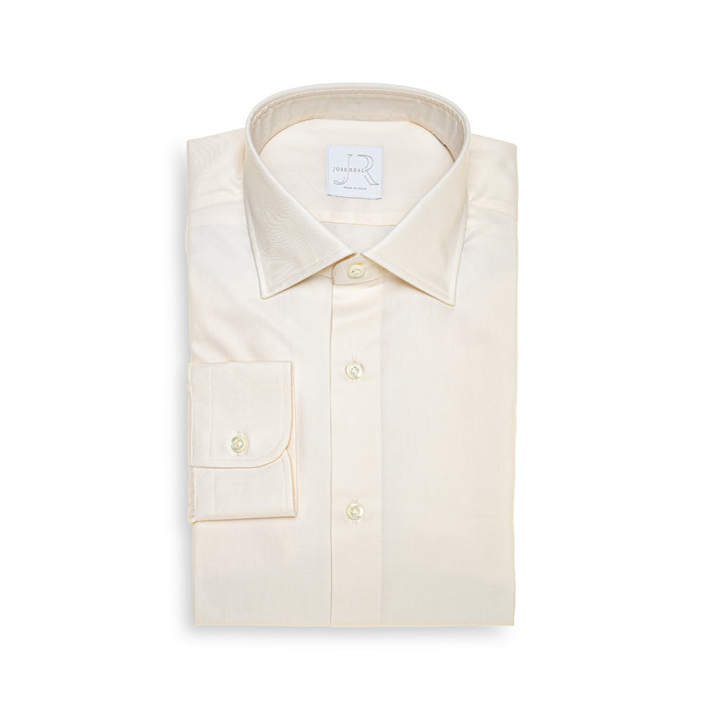 Classic Stresa Twill Beige Shirt For Men Online - Jose Real Shoes